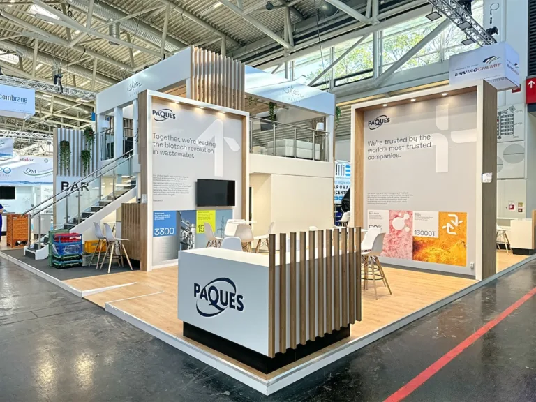 Carbon neutral exhibition stand built by Messeforum